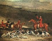 Benjamin Marshall Francis Dukinfield Astley and his Harriers painting